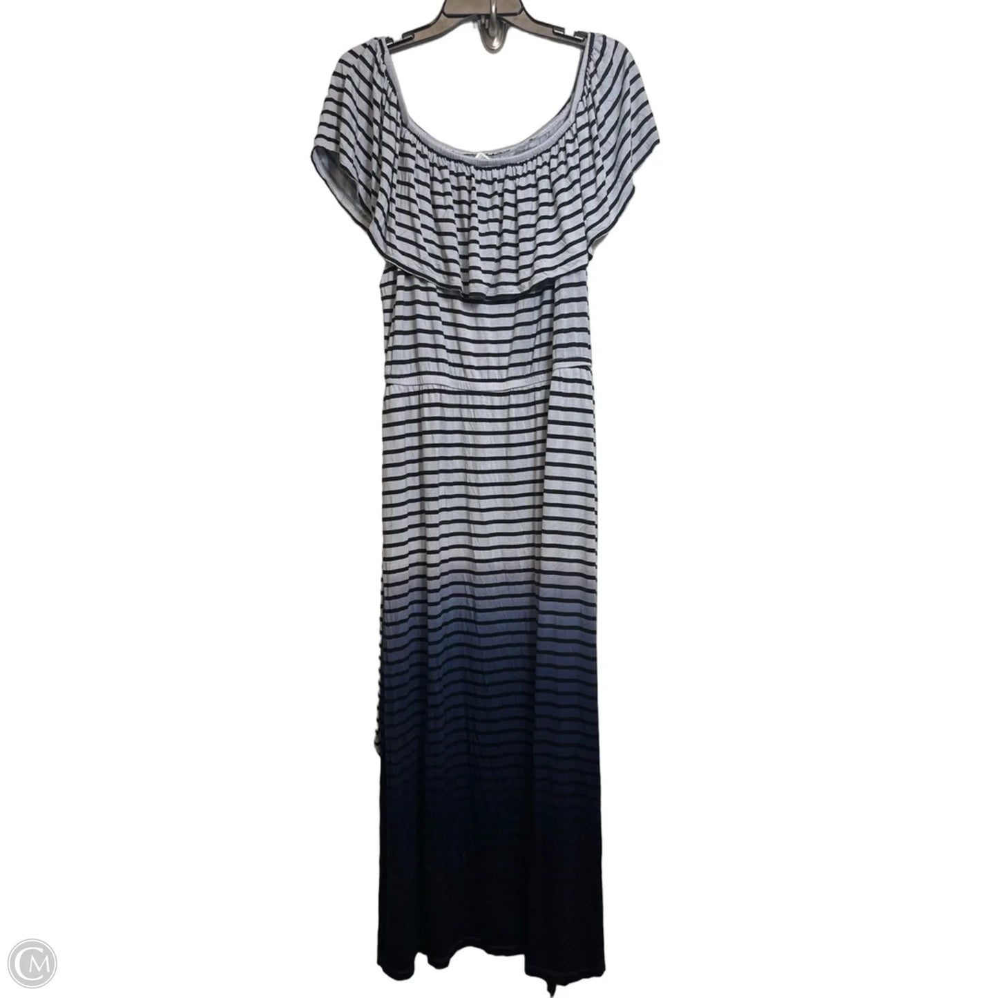 Dress Casual Maxi By Lane Bryant In Striped Pattern, Size: 18