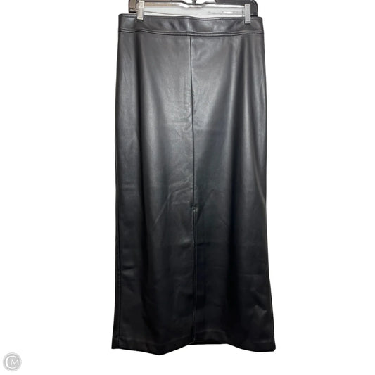 Skirt Midi By Loft In Black, Size: 8