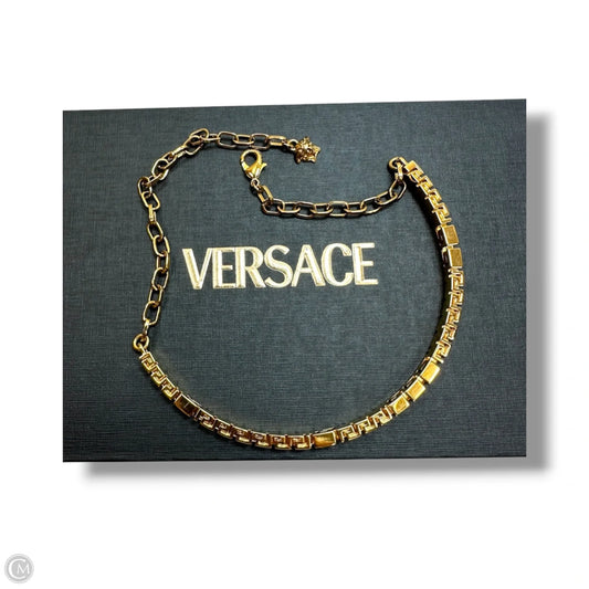 Necklace Luxury Designer By Versace