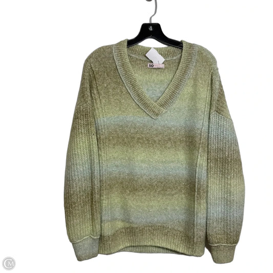 Sweater By So In Green, Size: L