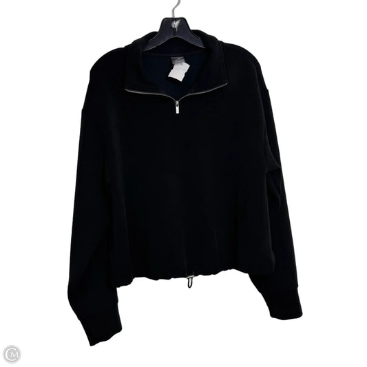 Athletic Top Long Sleeve Collar By Calia In Black, Size: L