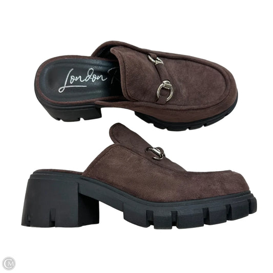 Shoes Heels Block By London Rag In Brown, Size: 8