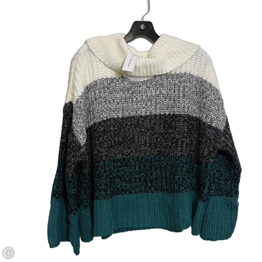 Sweater By Lane Bryant In Teal, Size: 18