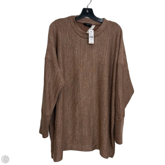 Sweater By Lane Bryant In Brown, Size: 22