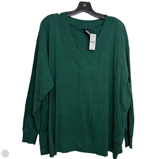 Sweater By Lane Bryant In Green, Size: 22