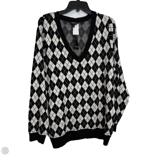 Sweater By Torrid In Chevron Pattern, Size: 3x