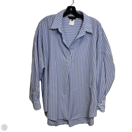 Top Long Sleeve By Clothes Mentor In Striped Pattern, Size: 14