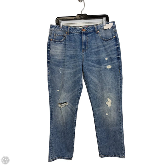 Jeans Boot Cut By Cabi In Blue Denim, Size: 10