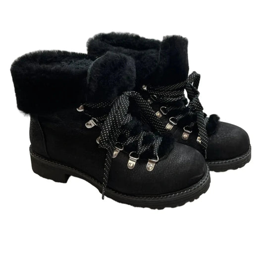 Boots Ankle Flats By J. Crew In Black, Size: 7