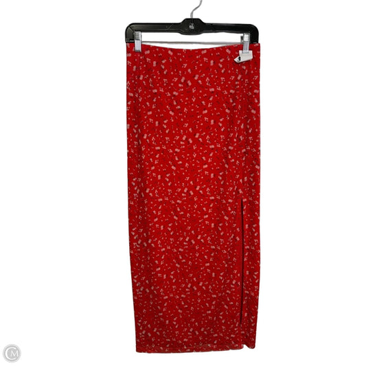 Skirt Maxi By Free People In Red, Size: S