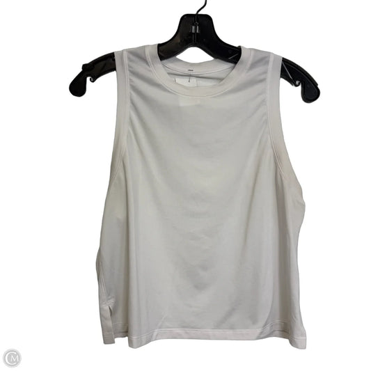 Athletic Tank Top By Lululemon In White, Size: S