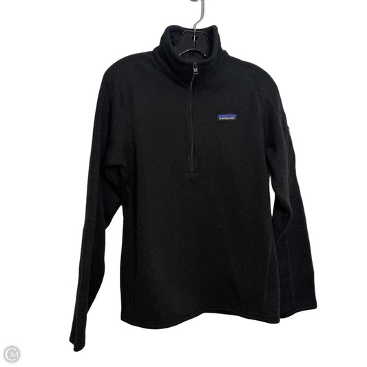 Athletic Sweatshirt Collar By Patagonia In Black, Size: M