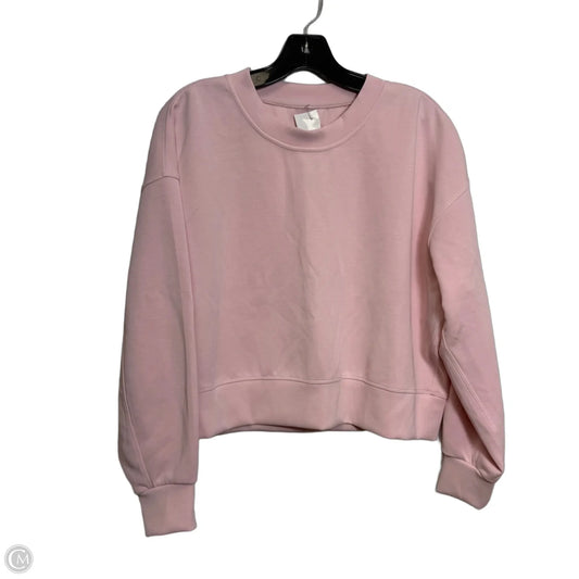 Athletic Sweatshirt Crewneck By Lululemon In Pink, Size: M