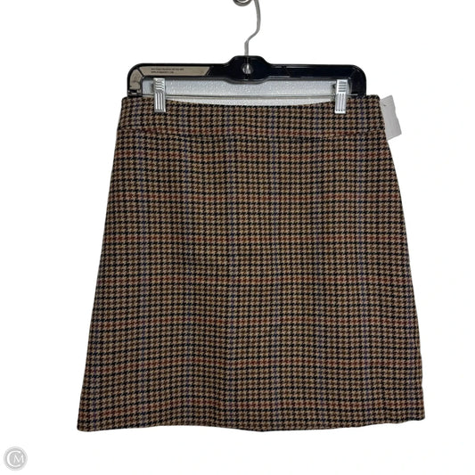 Skirt Mini & Short By J. Crew In Chevron Pattern, Size: 6