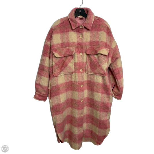 Jacket Shirt By Altard State In Plaid Pattern, Size: S