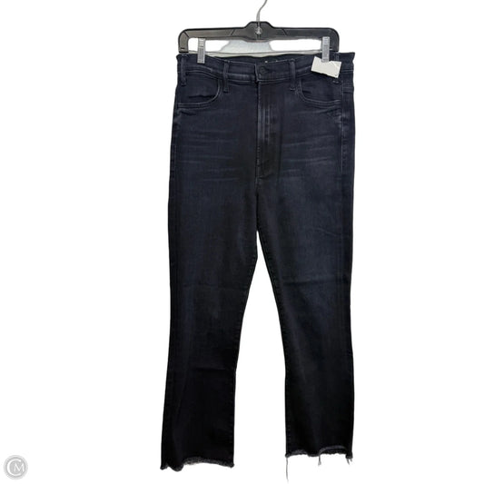 Hustler ankle fray Jeans Boot Cut By Mother Jeans In Black, Size: 4