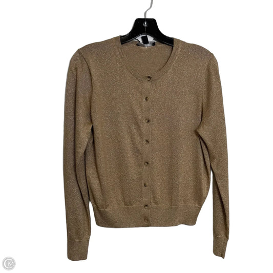 Cardigan By Ann Taylor In Gold, Size: M
