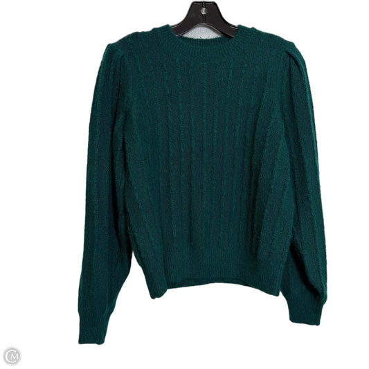 Sweater By Ann Taylor In Green, Size: M