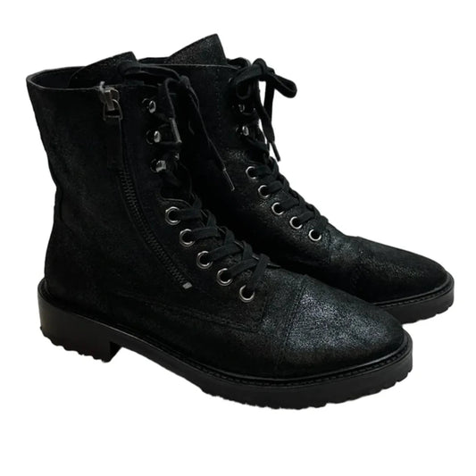Boots Ankle Flats By Paige In Black, Size: 8.5