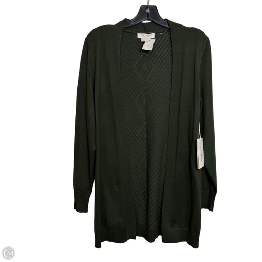 Cardigan By Clothes Mentor In Green, Size: M