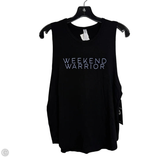 Tank Top By Glyder In Black, Size: S