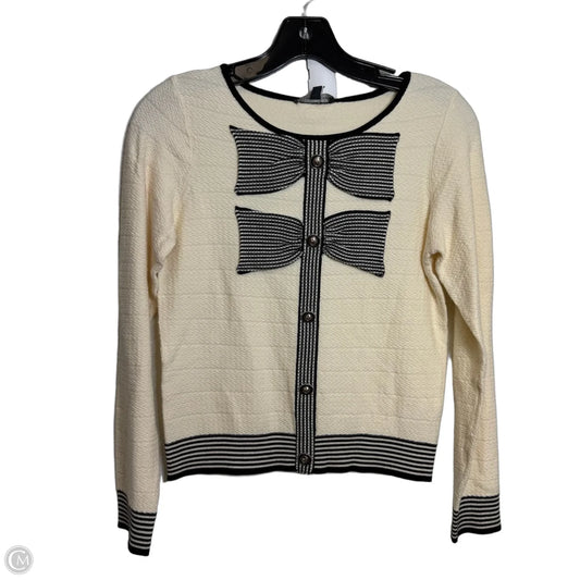 Cardigan By Adrianna Papell In Cream, Size: Xs