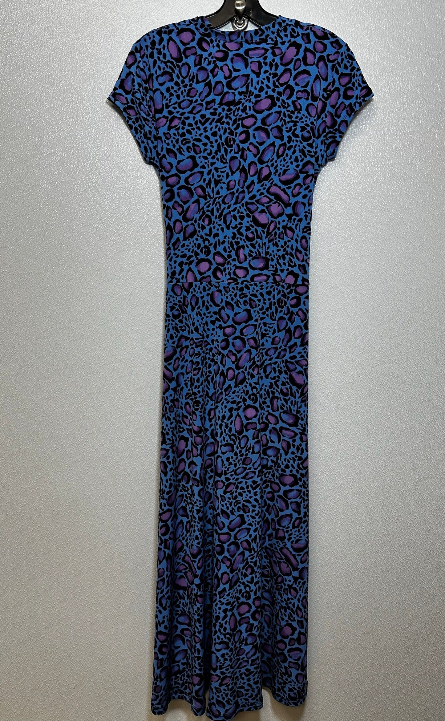 Leopard Print Dress Casual Midi Iman Hsn, Size M