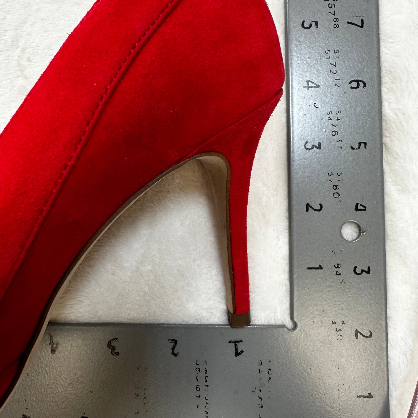 Shoes Heels Stiletto By Ann Taylor O In Red, Size: 8.5