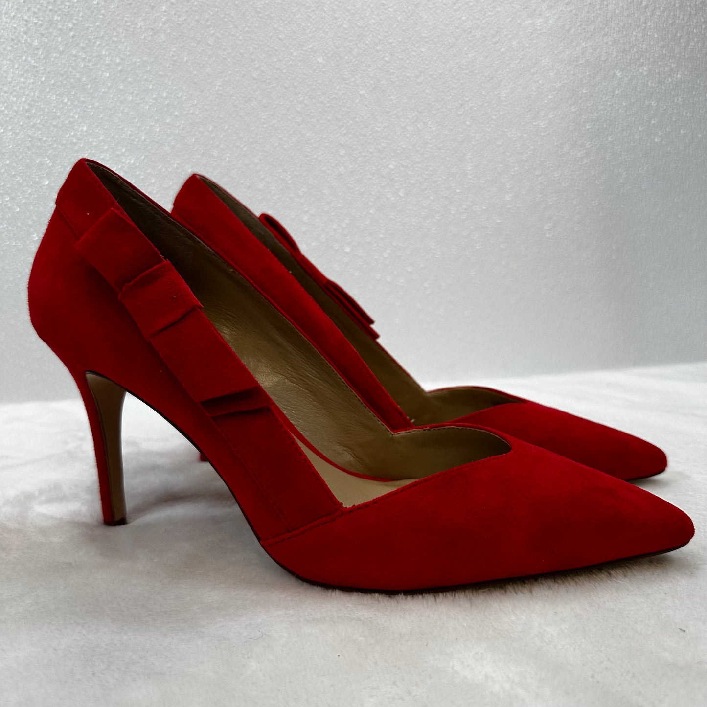 Shoes Heels Stiletto By Ann Taylor O In Red, Size: 8.5