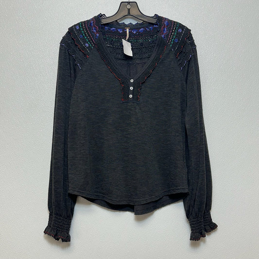 Top Long Sleeve By Free People In Grey, Size: Xs