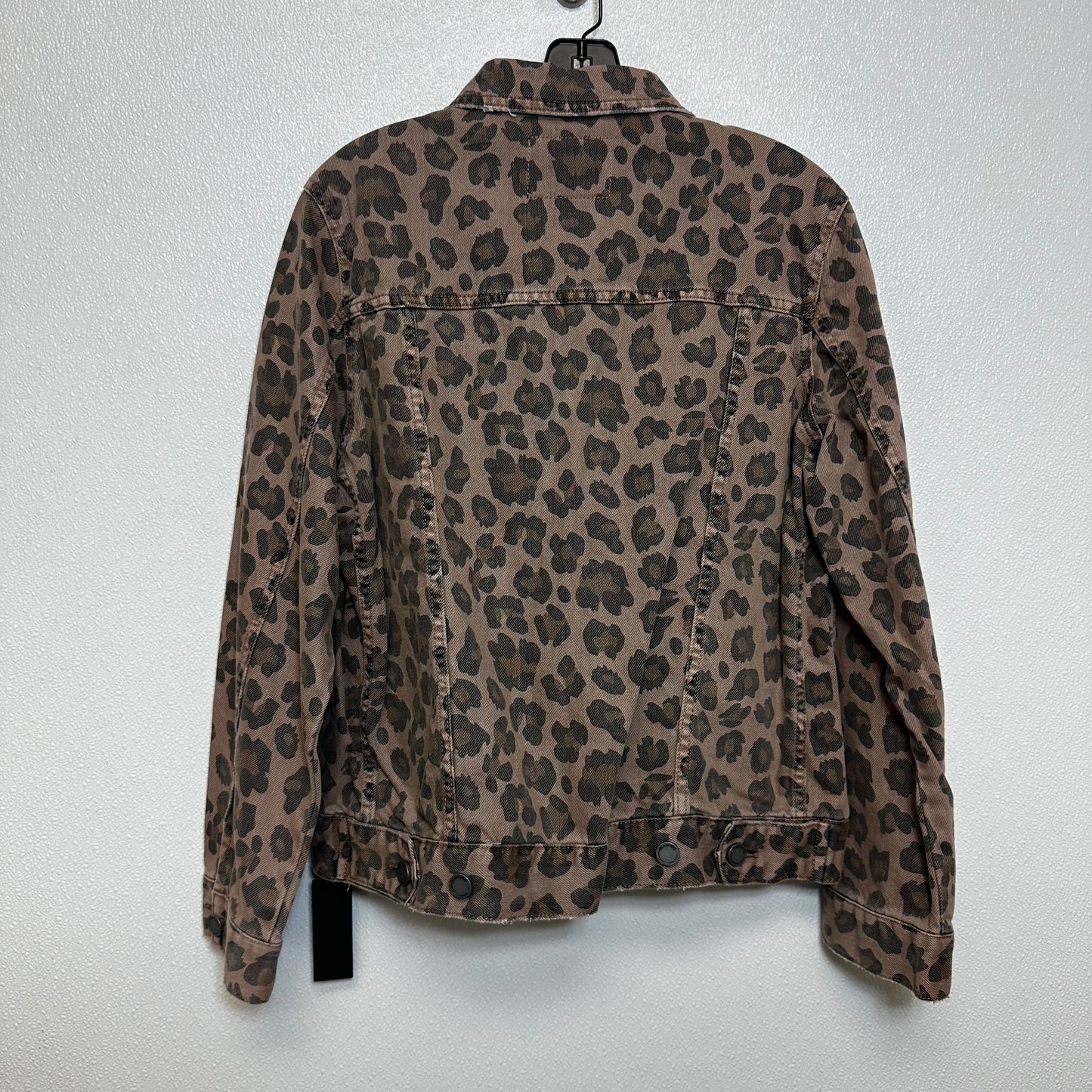 Jacket Denim By Blanknyc In Leopard Print, Size: M