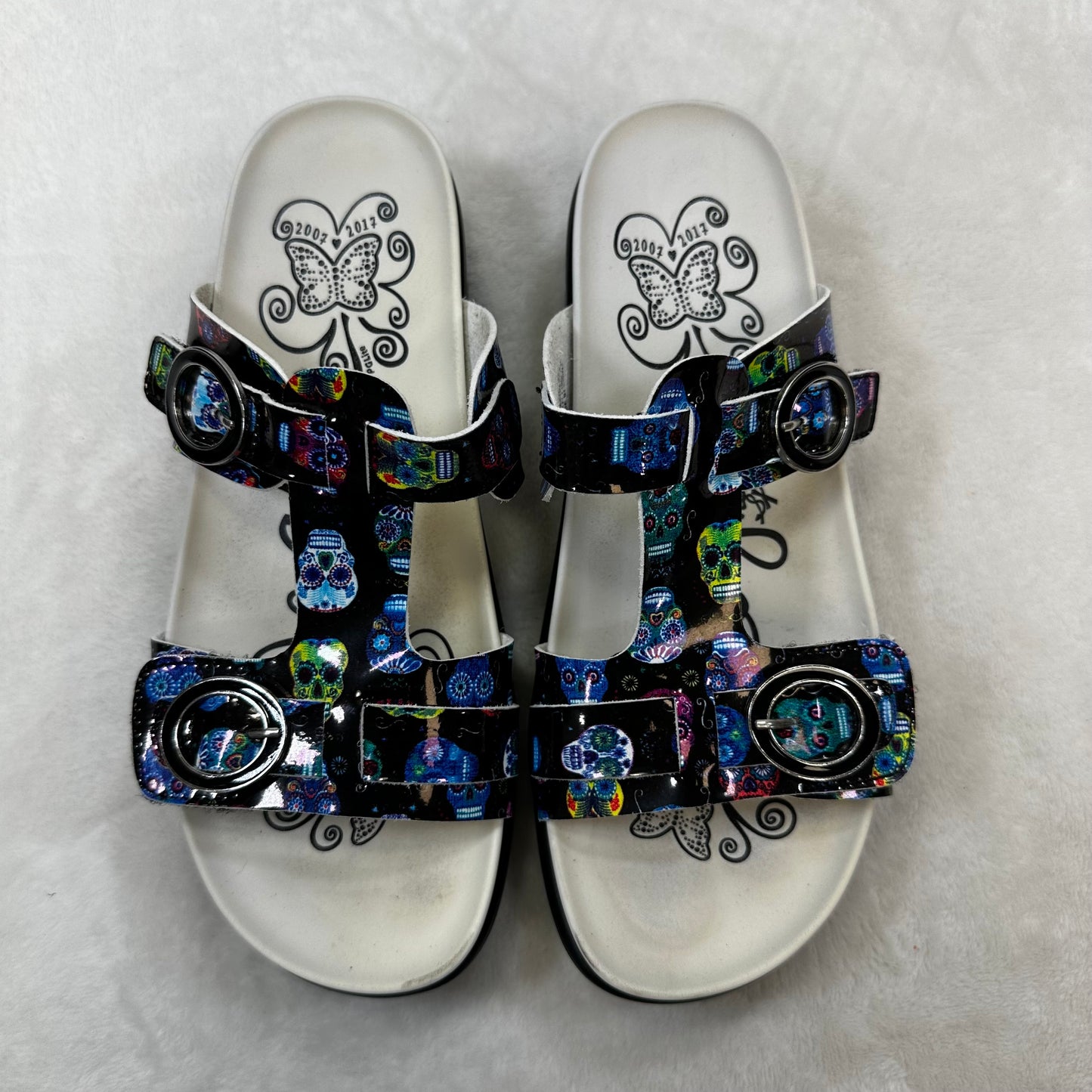 Sandals Flats By Alegria In Multi-colored