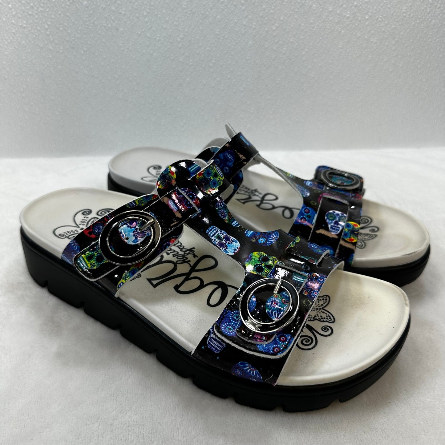 Sandals Flats By Alegria In Multi-colored