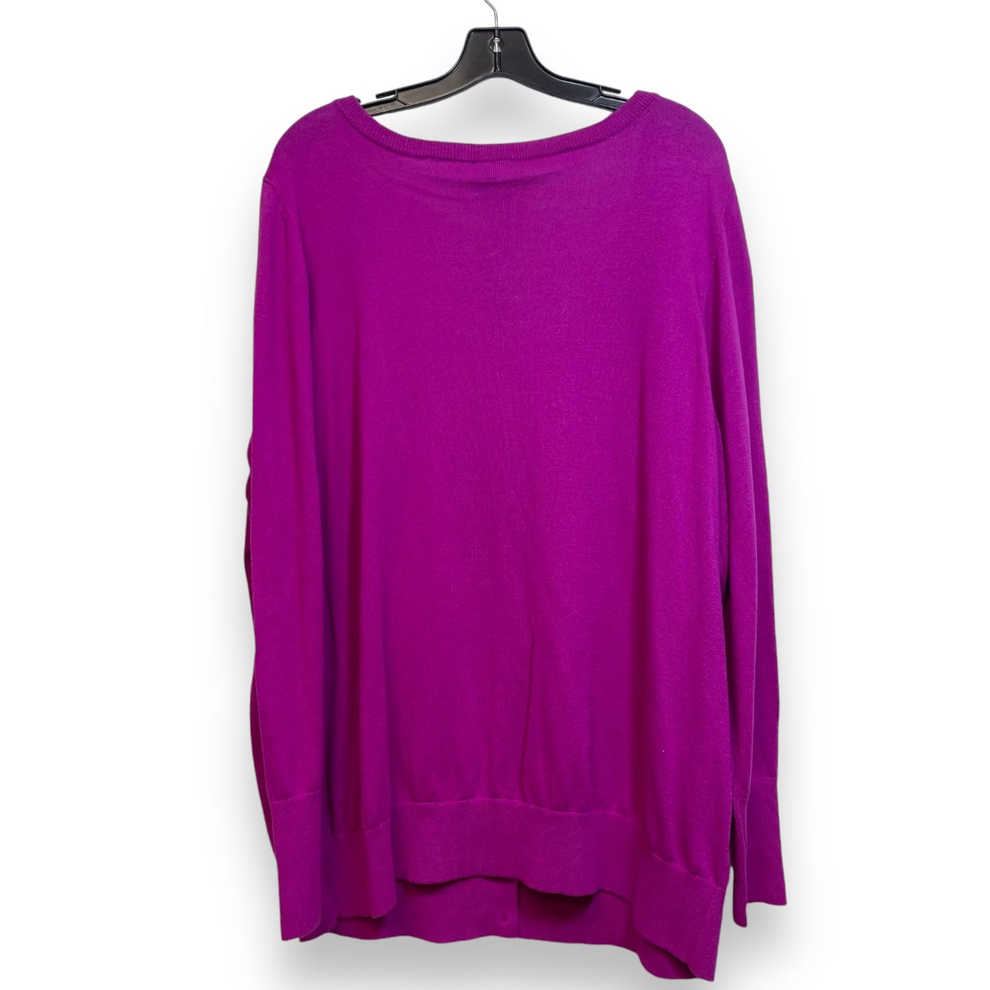 Cardigan By Lane Bryant In Purple, Size: 3x