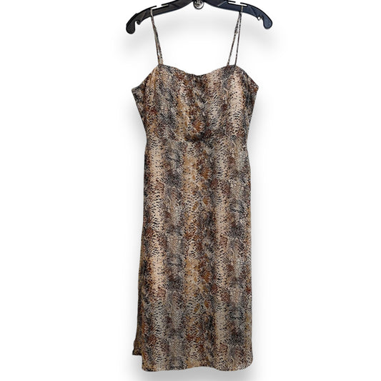 Dress Casual Midi By Lola In Leopard Print, Size: M