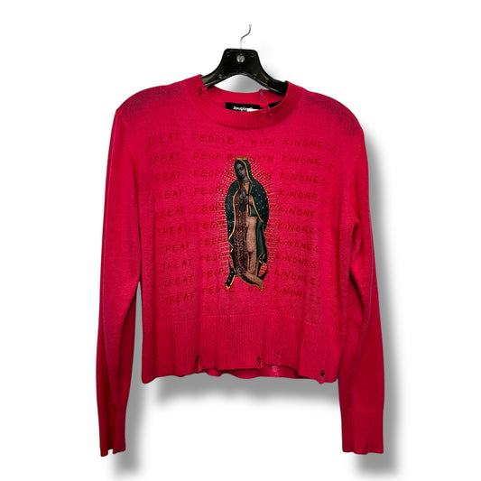 Top Long Sleeve By Desigual In Pink, Size: Xs