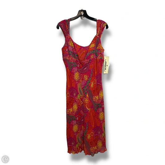 Dress Casual Midi By MICA In Paisley Print, Size: 12