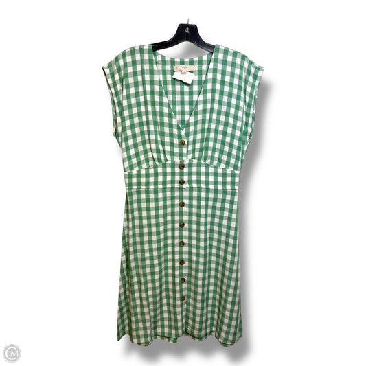 Dress Casual Short By Loft In Checkered Pattern, Size: 6