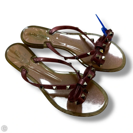 Sandals Luxury Designer By Valentino-garavani In Multi-colored, Size: 39