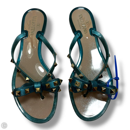 Sandals Luxury Designer By Valentino-garavani In Multi-colored, Size: 9