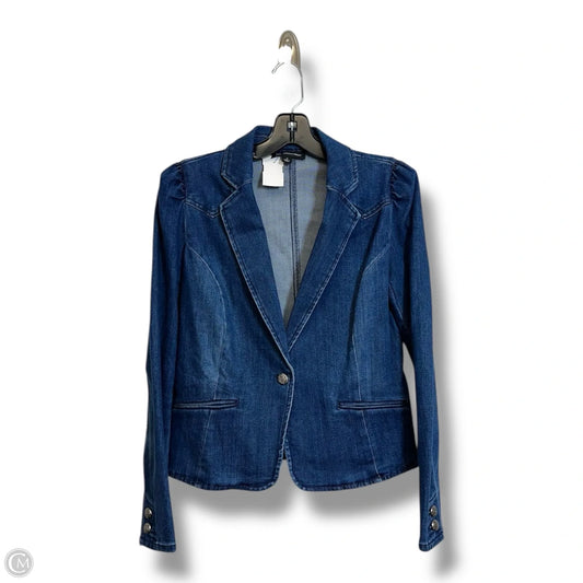 Blazer By Inc In Blue Denim, Size: S