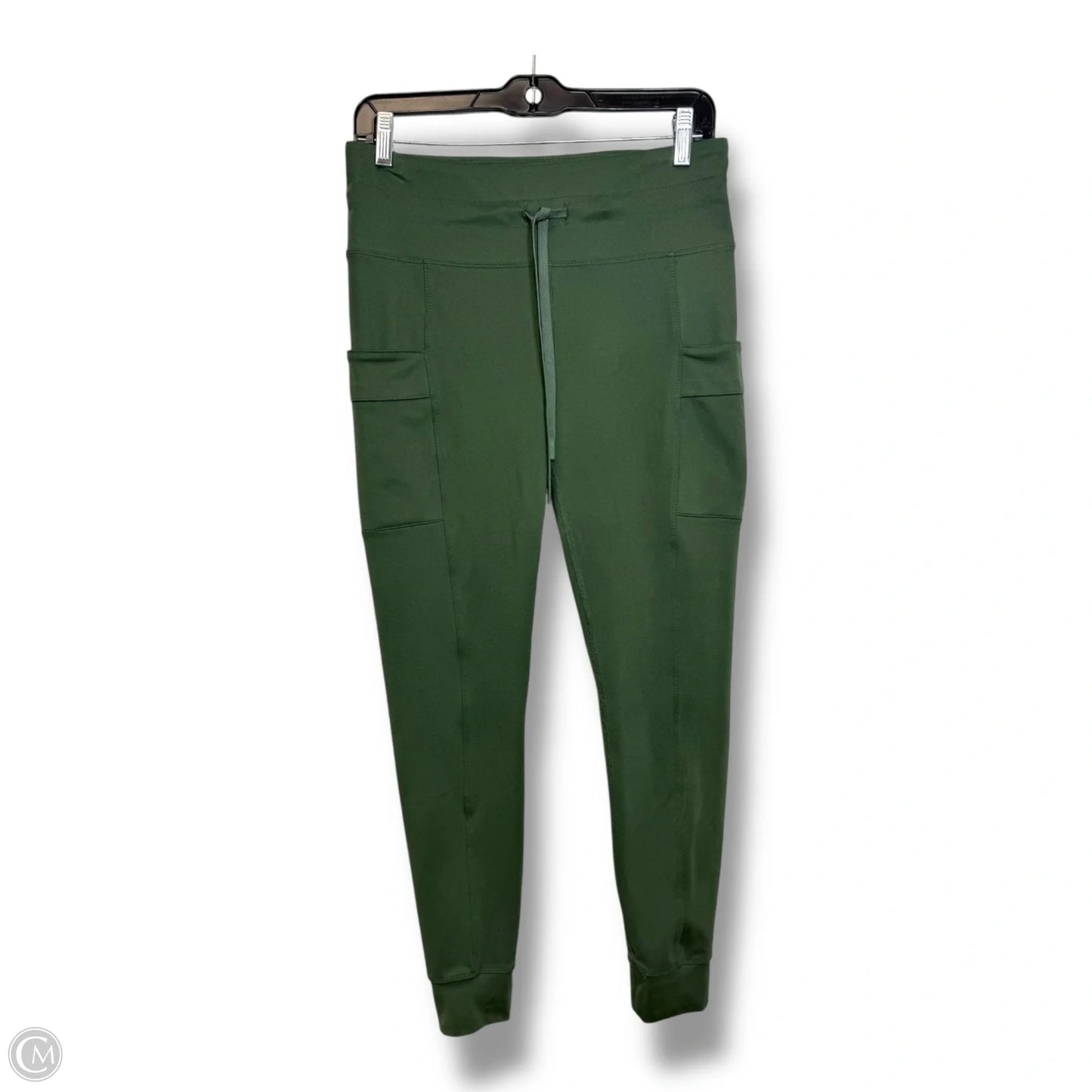 Athletic Leggings By Eddie Bauer In Green, Size: L