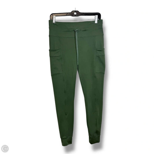 Athletic Leggings By Eddie Bauer In Green, Size: L
