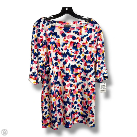 Top Short Sleeve Basic By Style And Co Collection Women In Multi-colored, Size: Xxl