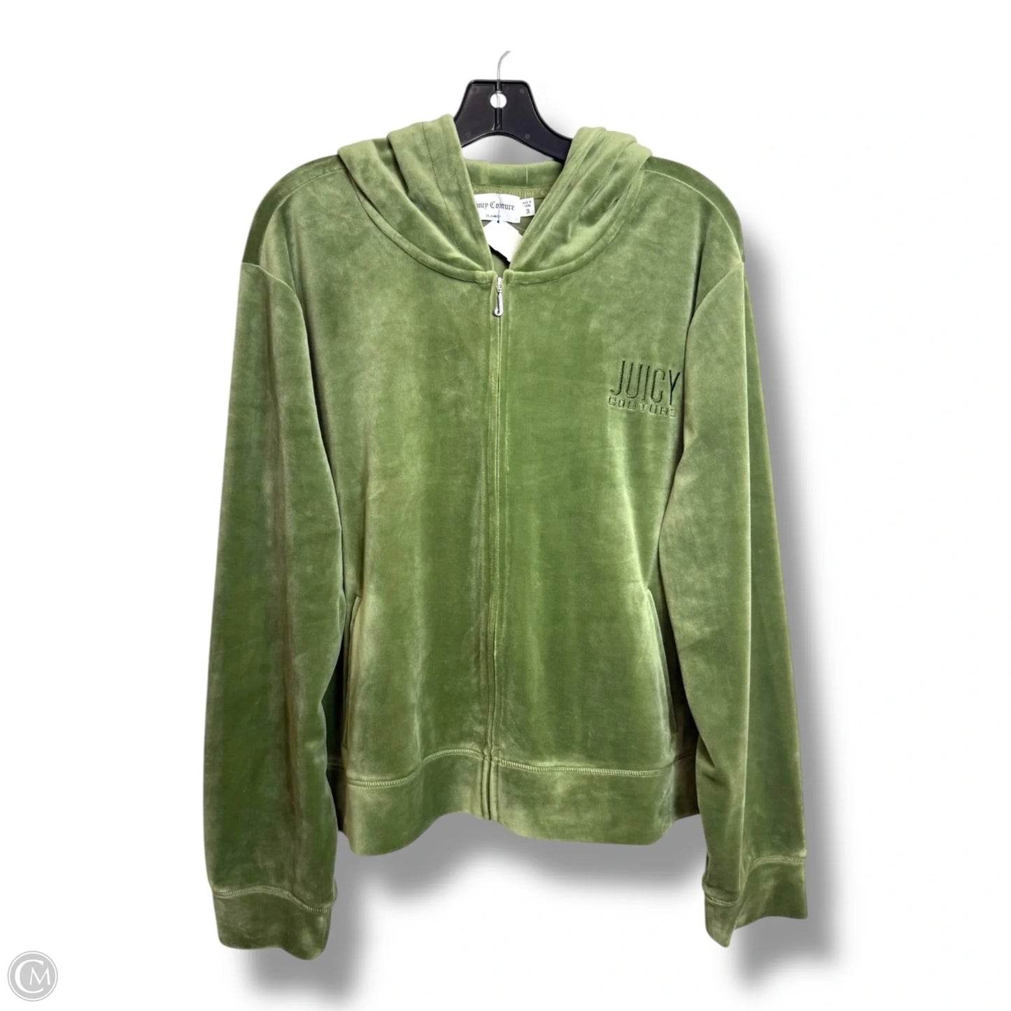 Sweatshirt Hoodie By Juicy Couture In Green, Size: 3x