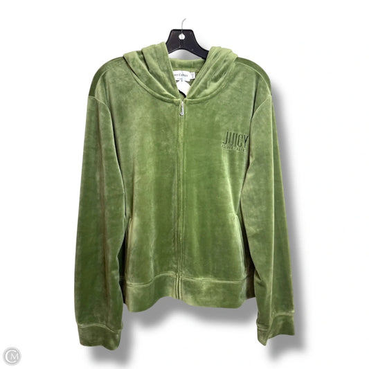 Sweatshirt Hoodie By Juicy Couture In Green, Size: 3x