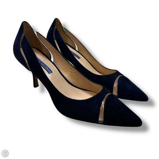 Shoes Designer By Stuart Weitzman In Navy, Size: 7