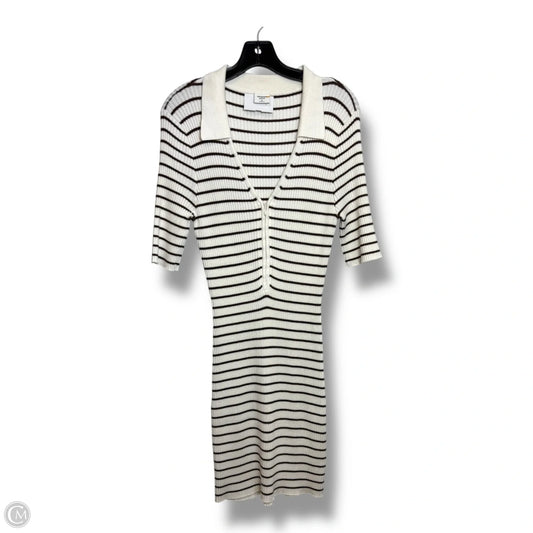 Dress Casual Short By Abercrombie And Fitch In Striped Pattern, Size: Xl