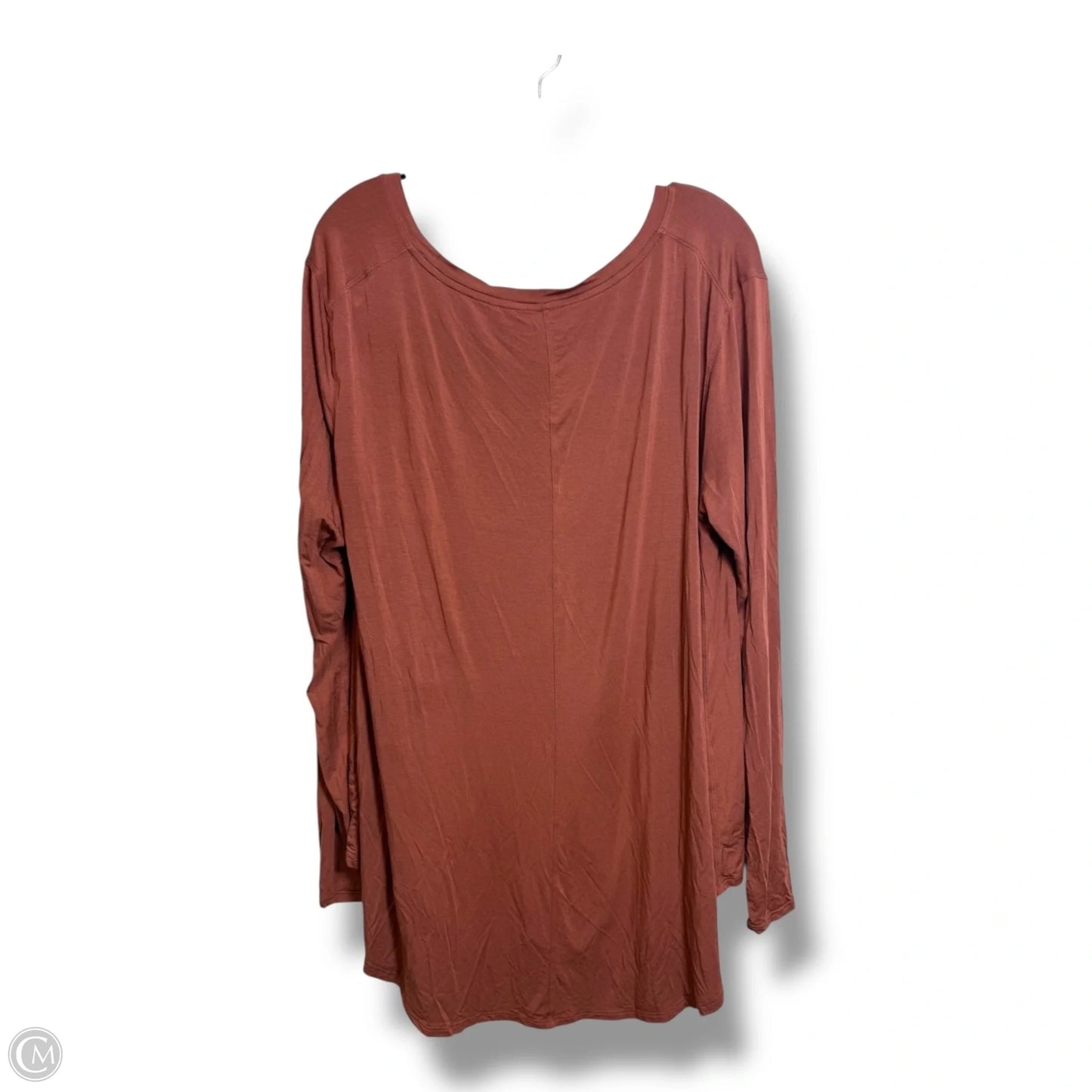 Athletic Top Long Sleeve Collar By Lululemon In Bronze, Size: 12