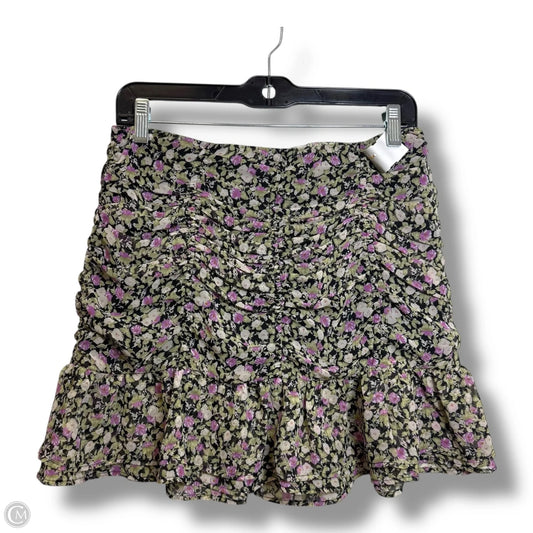 Skirt Mini & Short By Astr The Label In Floral Print, Size: M